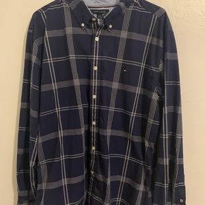 TOMMY HILFIGER CUSTOM FIT ESSENTIAL PLAID SHIRT